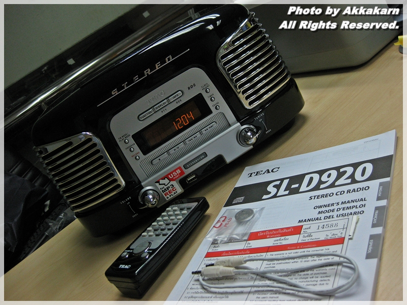 Teac SL-D920 วิทยุทรงย้อนยุคสุดเท่ห์สำหรับบ้านคุณ